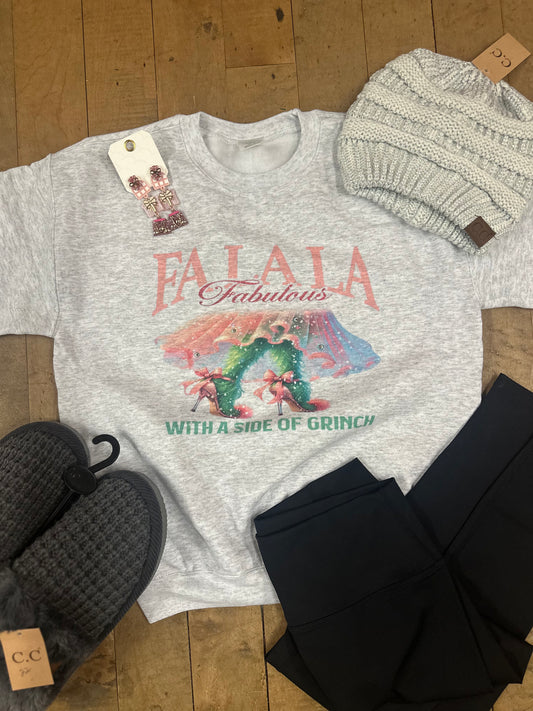 Fa la la grinch sweatshirt