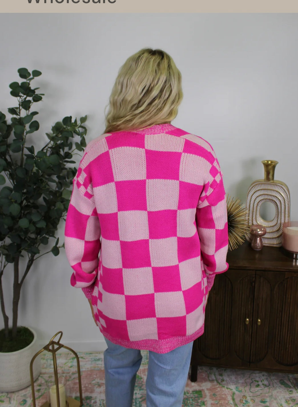 Mable checkered cardigan