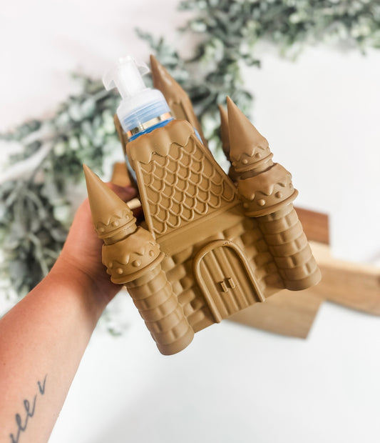 Castle soap dispenser