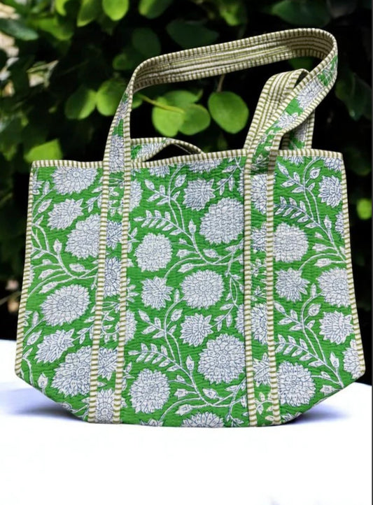 Terra green tote