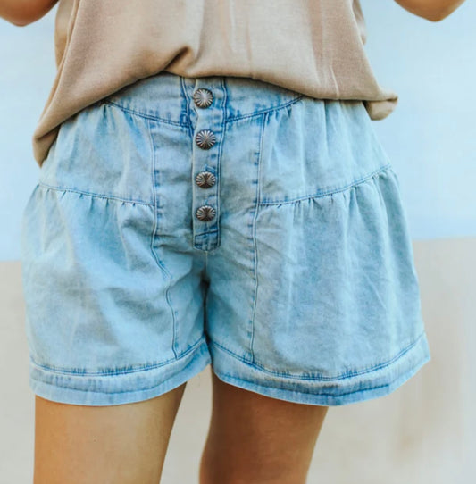 Filly Flare Denim Shorts