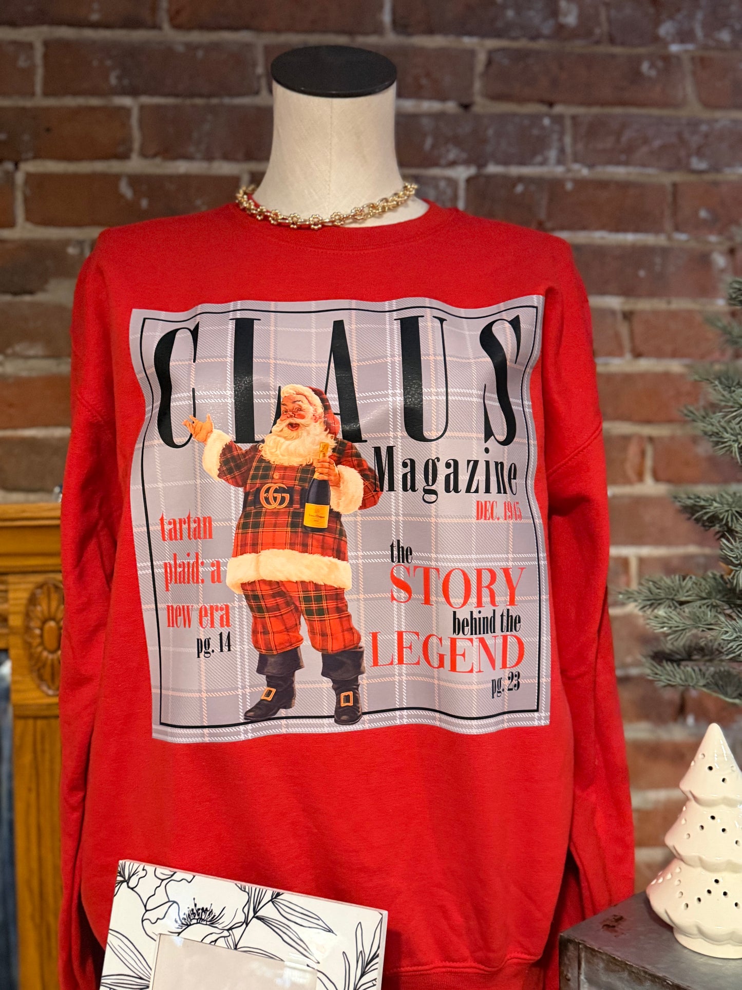 Claus magazine sweatshirt
