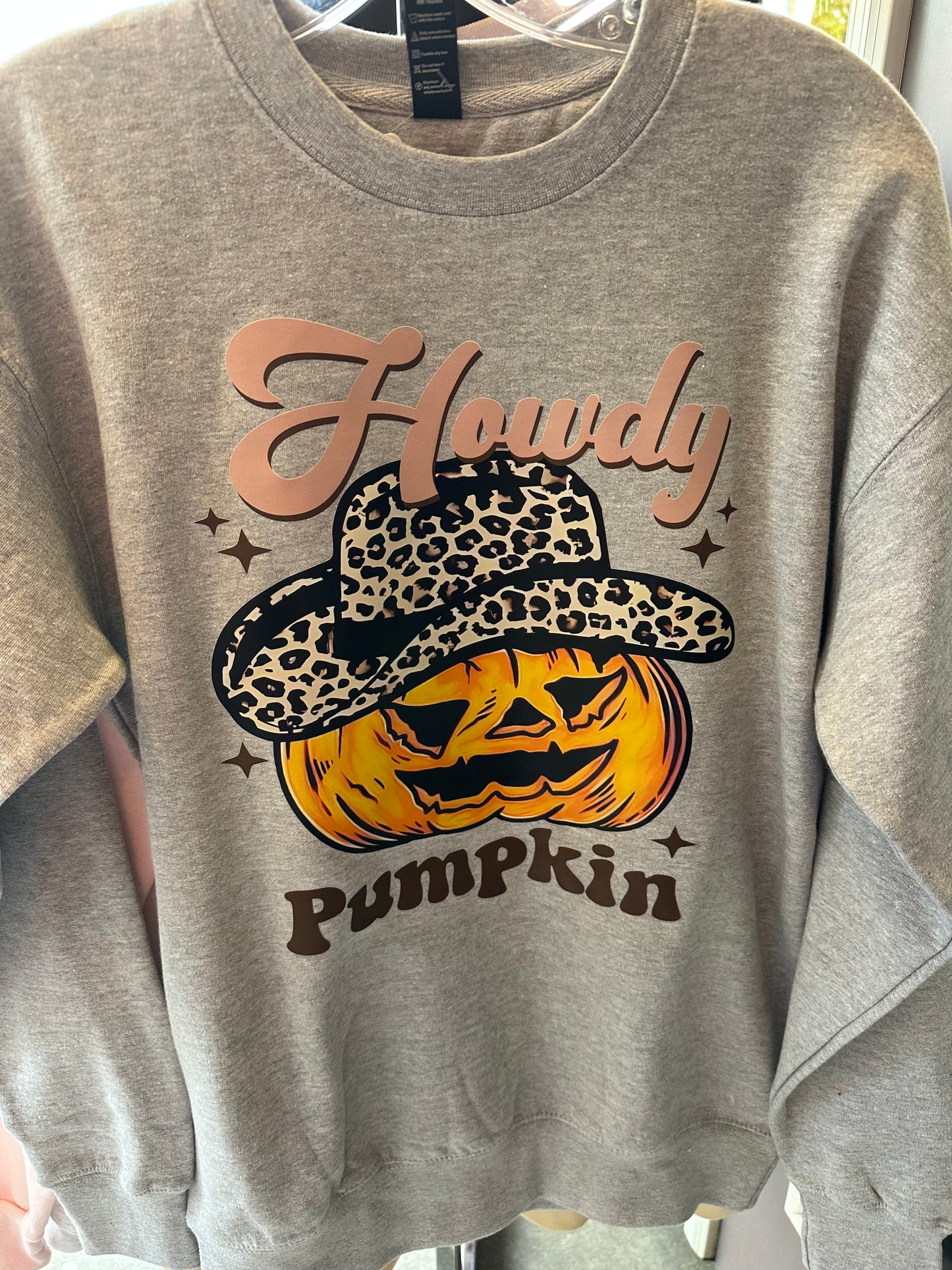 Howdy pumpkin sweatshirt