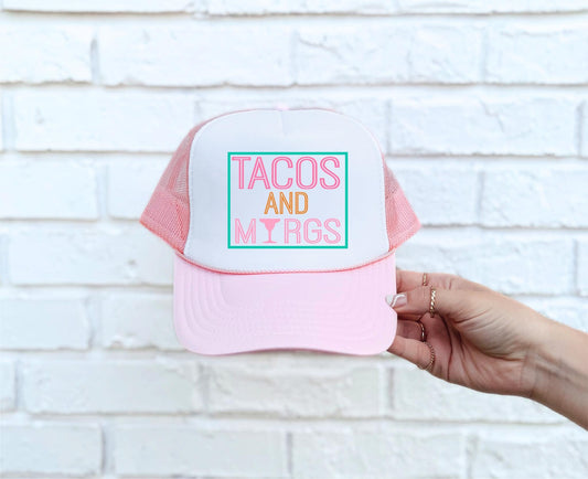 Tacos and Margs trucker hat