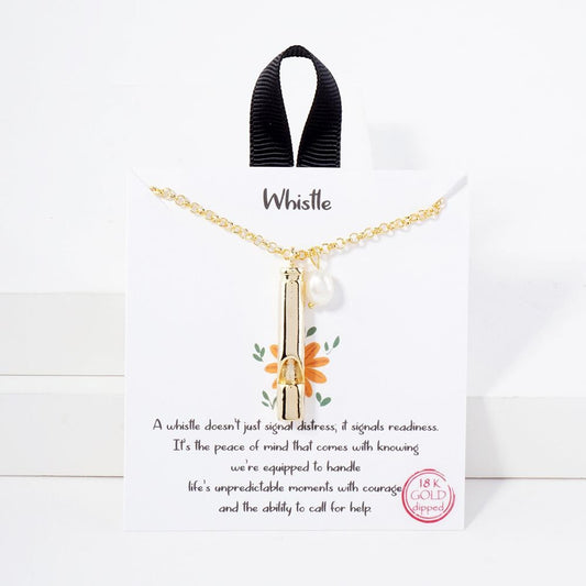 Whistle necklace