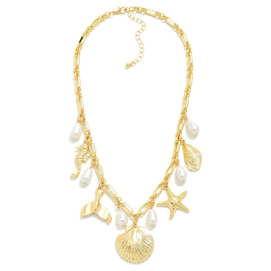 Under the sea charm necklace