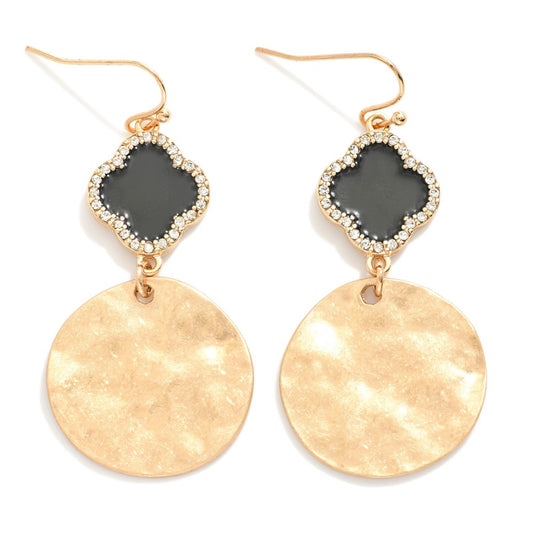 Make a wish dangle earring