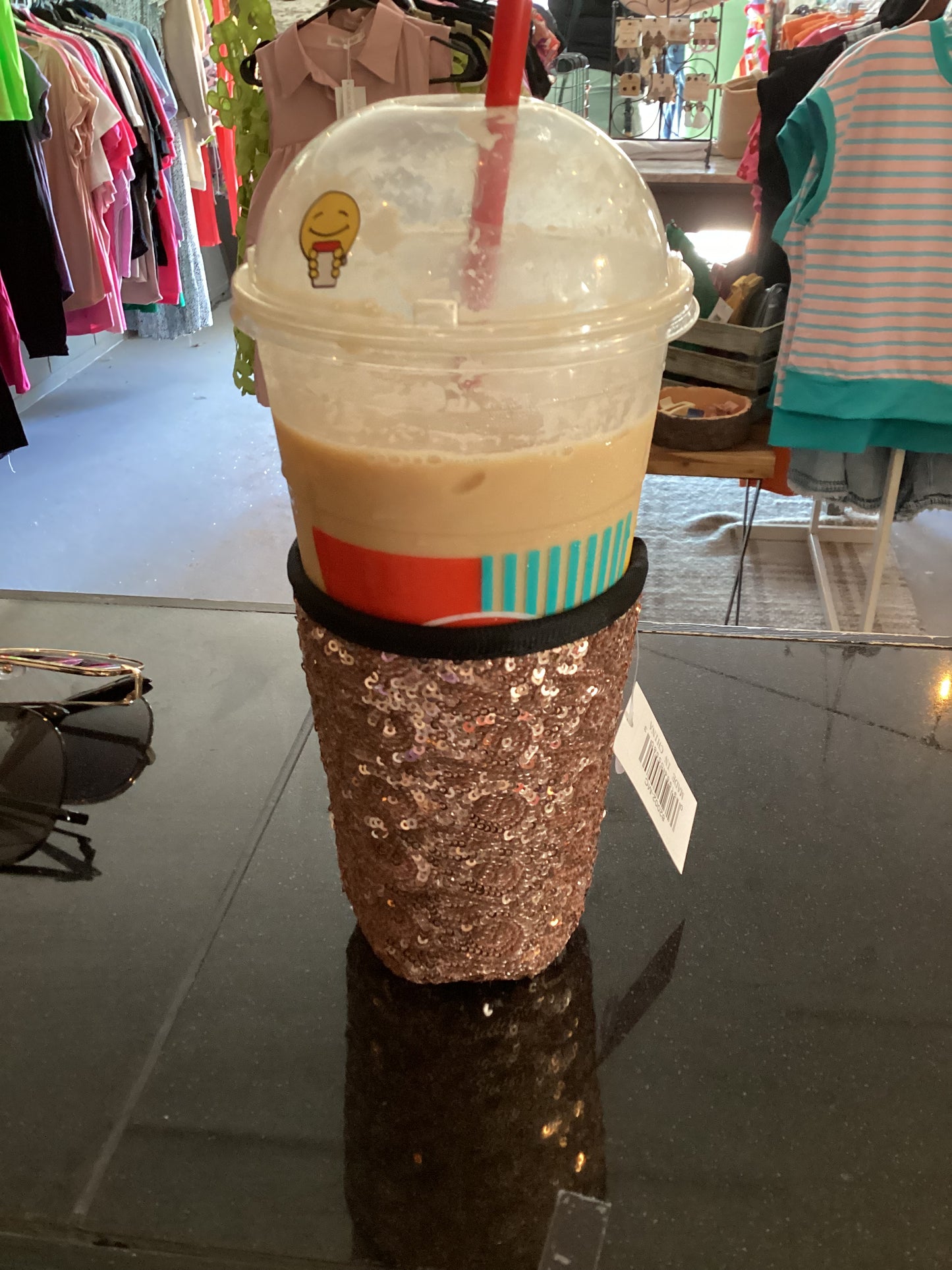 Sequin Coffee Sleeve