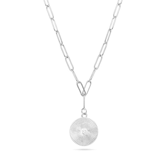 Burst circle pendant