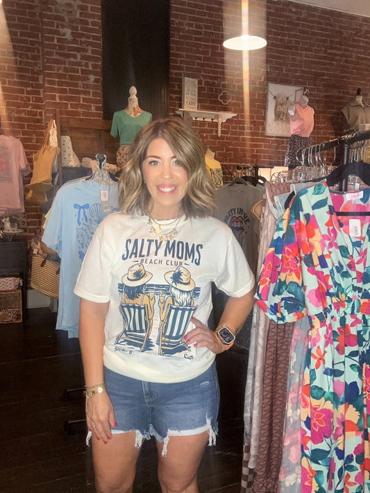 Salty moms tee