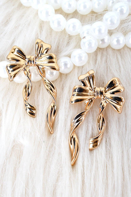 Dolly bow earrings