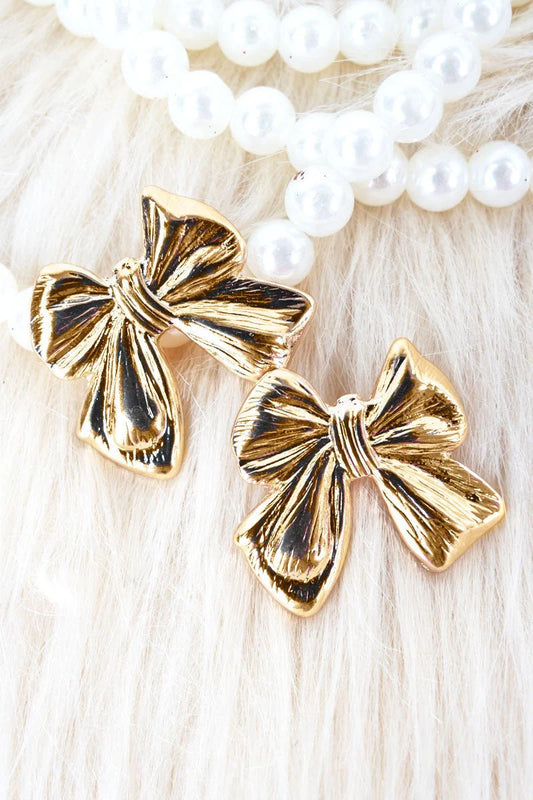 Patsy bow earrings