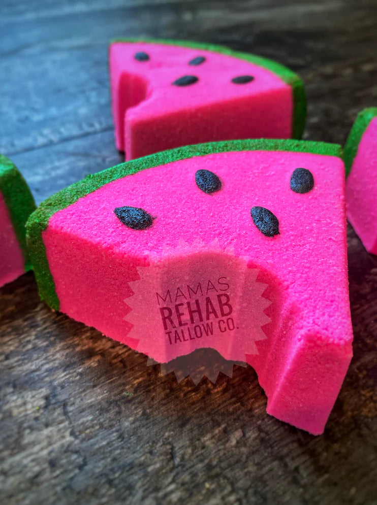 Watermelon bathbomb