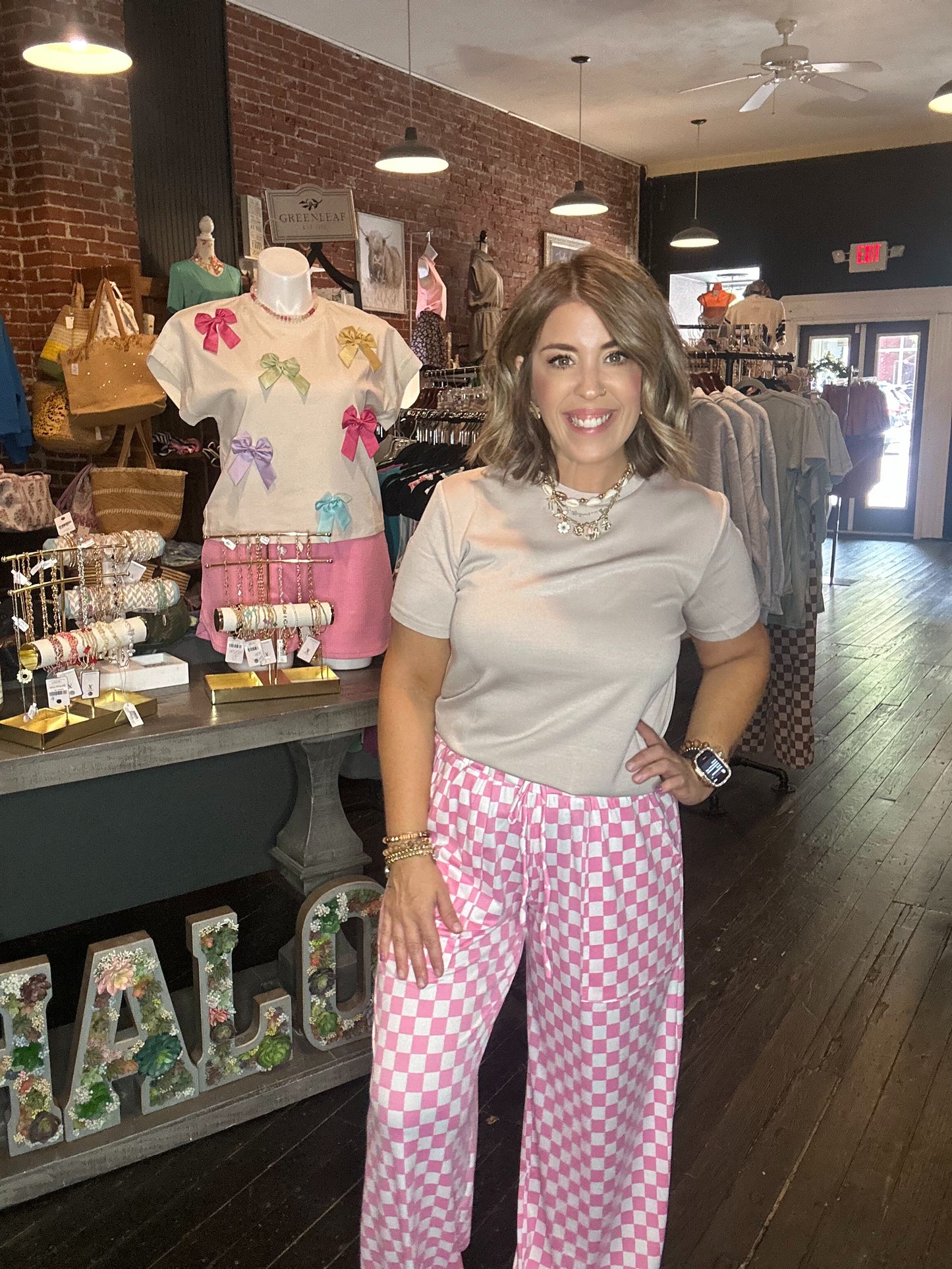 Hadley checkered pants