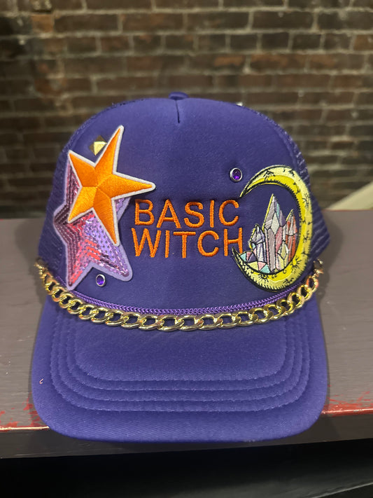 Basic witch trucker hat