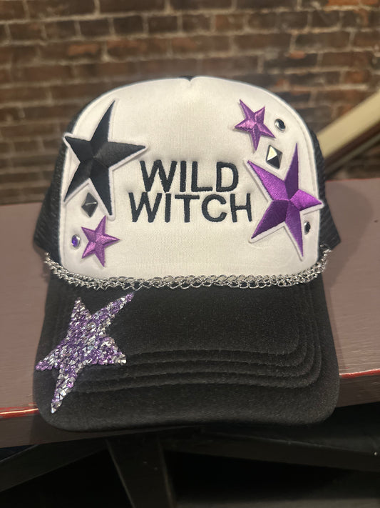 Wild witch trucker hat