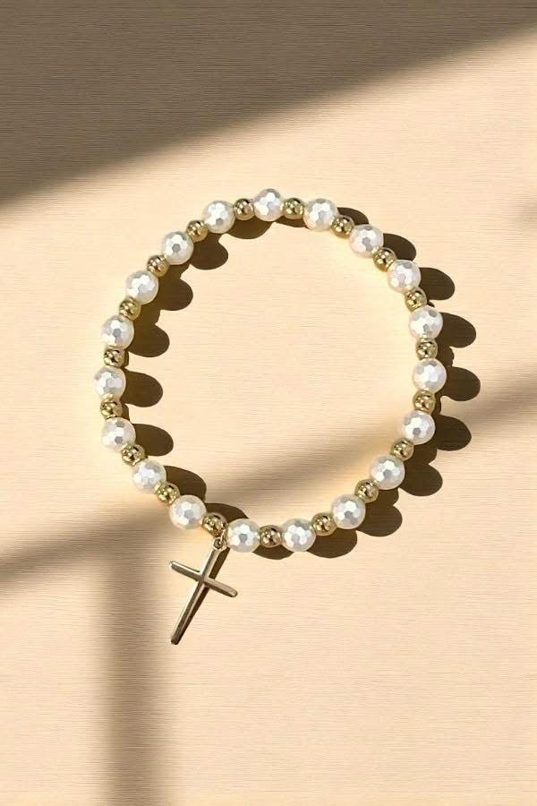Marion cross bracelet