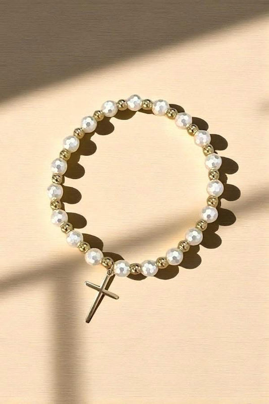 Marion cross bracelet