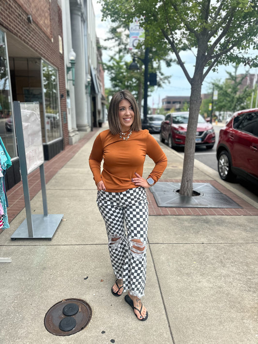 Clarissa long sleeve top