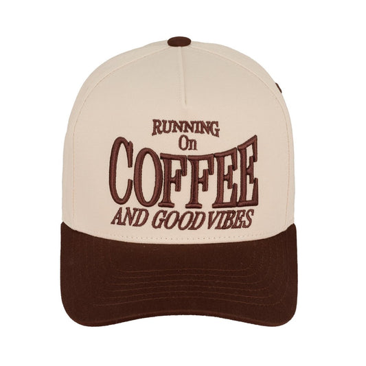 Running on coffee and good vibes hat