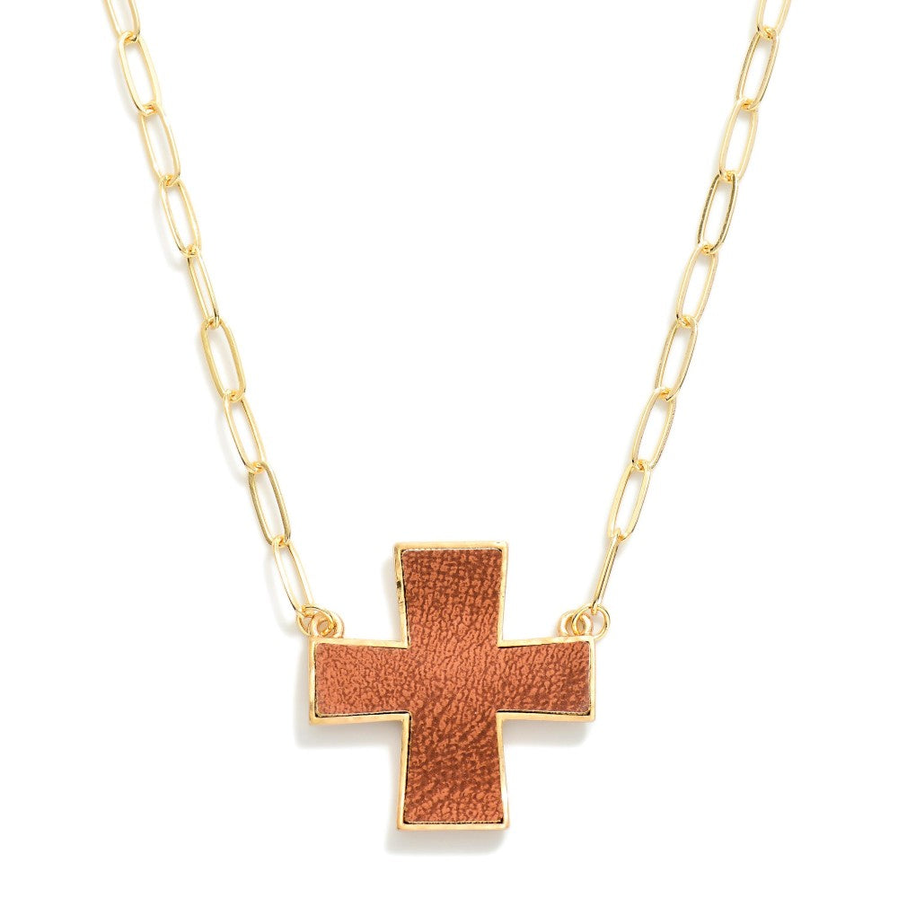 Aaron cross necklace