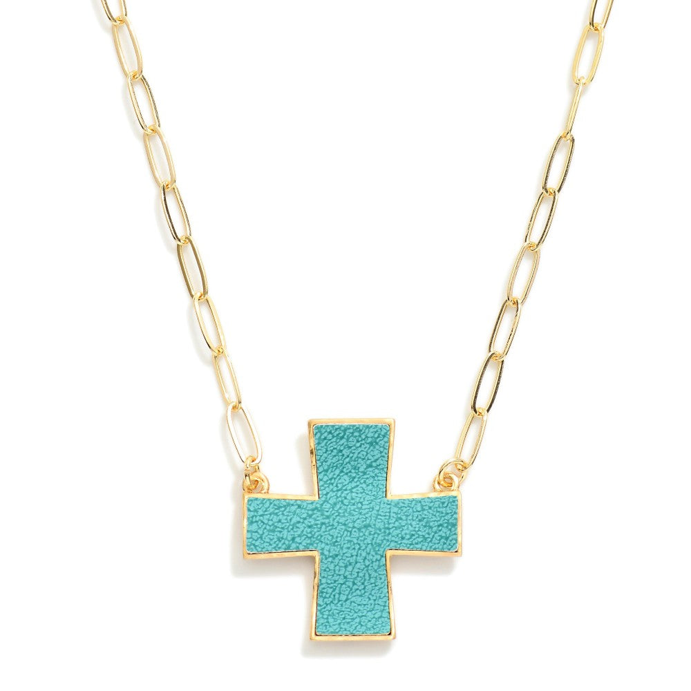 Aaron cross necklace