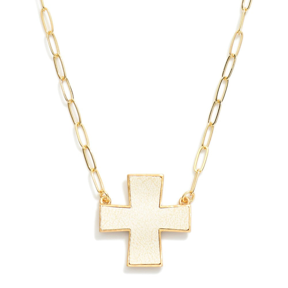 Aaron cross necklace