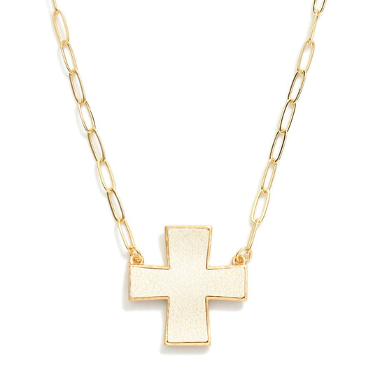 Aaron cross necklace