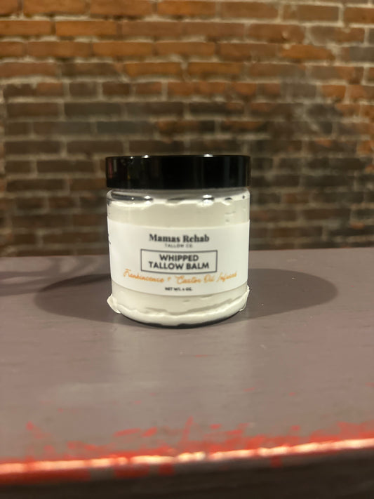Whipped tallow balm frankincense & castor oil