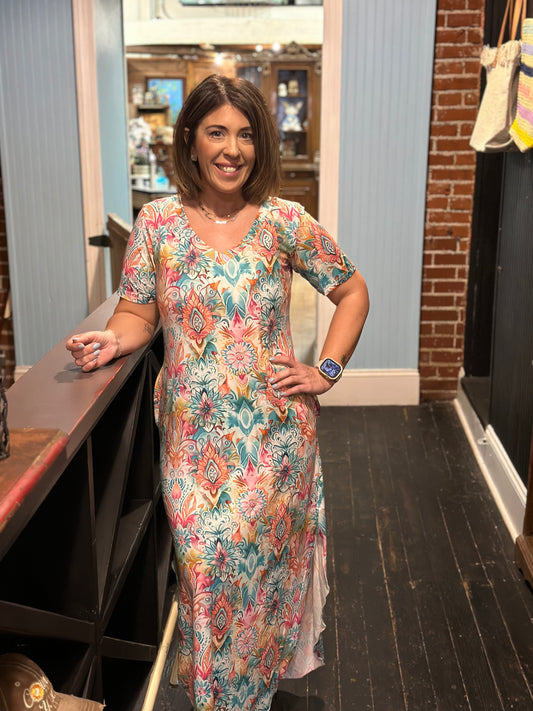 Pink Skies Maxi Dress